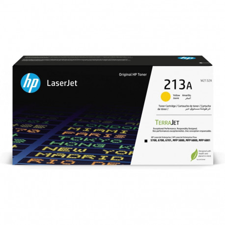"HP 213A Yellow Original LaserJet Toner Cartridge"