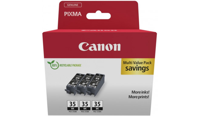 "Canon Tinte PGI-35 1509B028 Schwarz 3er Pack"