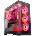 Black COMPUTER CASE SPACE ARGB