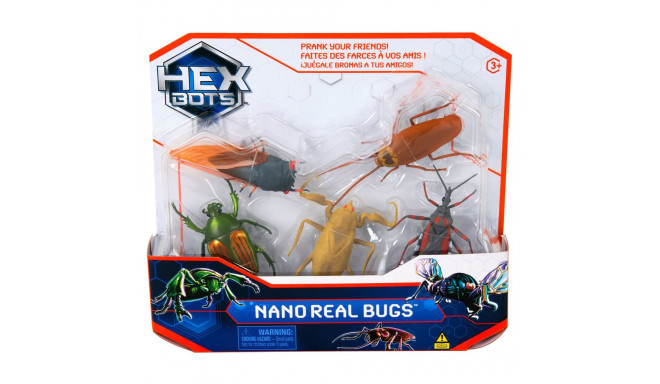 HEX BOTS интерактивная игрушка Nano Real Bugs 5шт