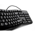 Hama EKC-400 keyboard Home/Office USB QZERTY US English Black