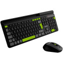 Canyon HSET-W5 keyboard Mouse included Home/Office RF Wireless QWERTY US English Black