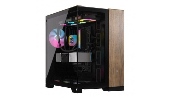 Corsair CC-9011282-WW computer case Midi Tower Black, Walnut