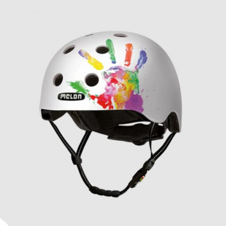 Kiiver MELON Handprint, valge, M/L