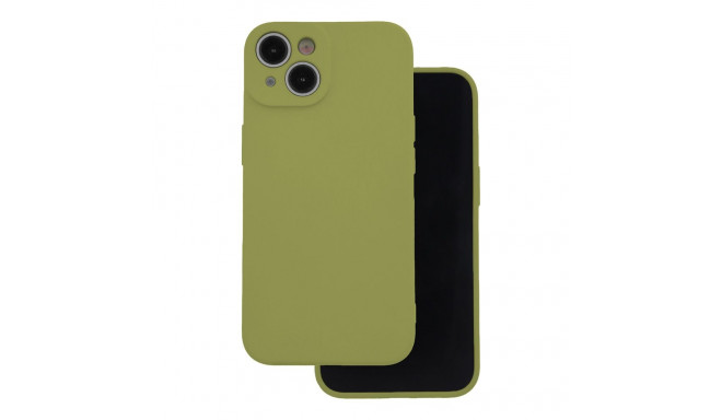 Silicon case for iPhone 13 6,1" olive