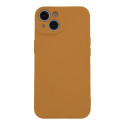 Silicon case for iPhone 16 6,1" caramel