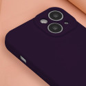 Silicon case for iPhone 16 6,1" plum