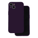 Silicon case for iPhone 15 6,1" plum