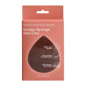 Holika Holika Спонж из конжака для чистки лица с красной глиной Purable Konjac Sponge - Red Clay