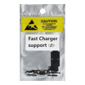 Charging flex USB for IPHONE 8 Plus black (used)
