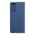 Forcell case Luna Book Carbon Samsung Galaxy S20 FE/S20 FE 5G, blue