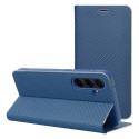 Forcell case Luna Book Carbon Samsung Galaxy S20 FE/S20 FE 5G, blue