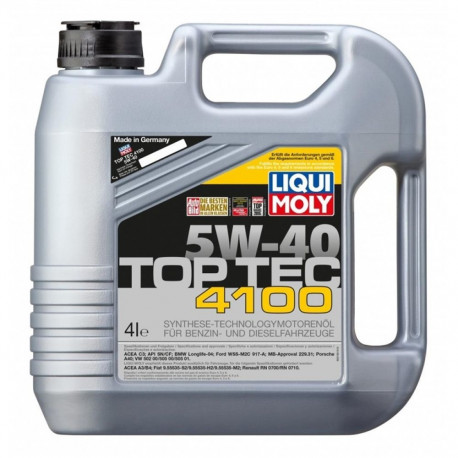 mootoriõli LIQUI MOLY TOP TEC 5W40 4 l