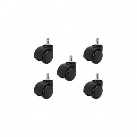 kontoritooli rattad 5 tk mustad