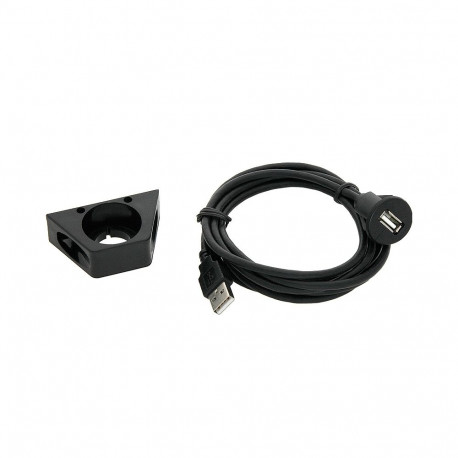 2083# auto paigaldus usb pistik-pesa koos alusega 2m