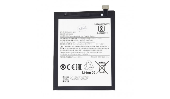 - BN49 Xiaomi Battery 4000mAh (OEM)