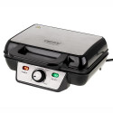 Camry Waffle Maker CR 3046 1600 W, Number of pastry 2, Belgium, Black/Stainless Steel