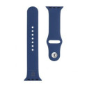 Tactical - Tactical 838 Silicone Band for Apple Watch 1/2/3/4/5/6/7/8/9/SE 42/44/45/49mm Navy Blue