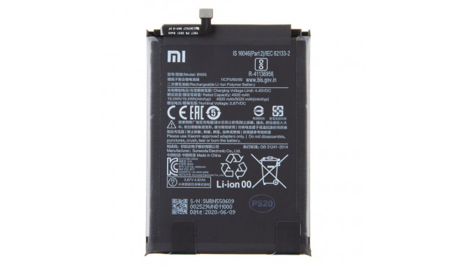 Xiaomi - BN55 Xiaomi Original Battery 5020mAh (Service Pack)