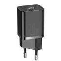 Baseus - Baseus CCSUP-B01 Super Si Quick Charger USB-C 20W Black