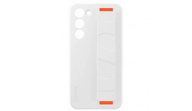 Samsung - EF-GS916TWE Samsung Silicone Cover with Strap for Galaxy S23+ White