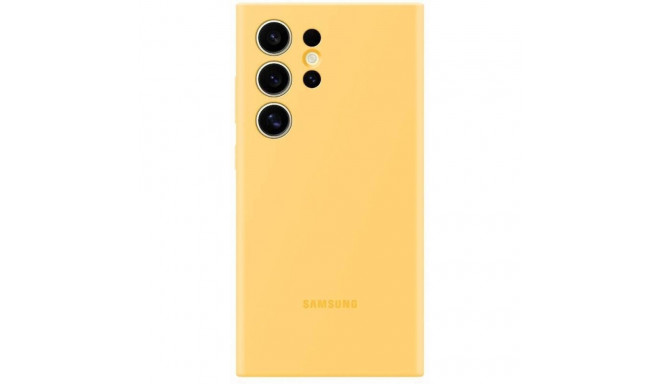 Samsung - EF-PS928TYE Samsung Silicone Cover for Galaxy S24 Ultra Yellow