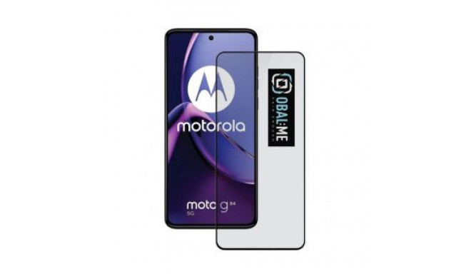 - OBAL:ME 5D Glass Screen Protector for Motorola G84 Black