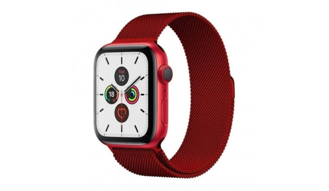 Hurtel Magnetic Strap Watch Strap 6/5/4/3/2 / SE (40mm / 38mm) Magnetic Band Bracelet Bracelet Red