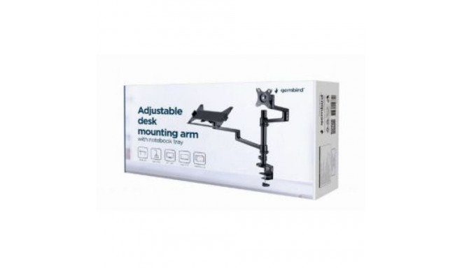 Gembird DISPLAY ACC MOUNTING ARM/NB TRAY MA-DA-04