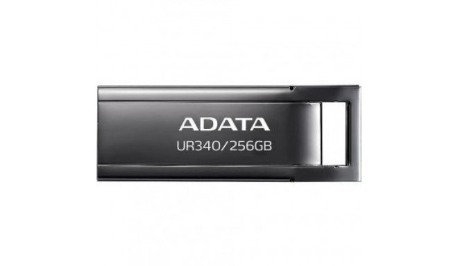 ADATA MEMORY DRIVE FLASH USB3.2 256G/BLACK AROY-UR340-256GBK