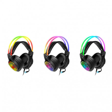 Defender mängukõrvaklapid COSMO PRO 7.1 virtuaalne heli USB RGB-valgustusega mikrofoniga