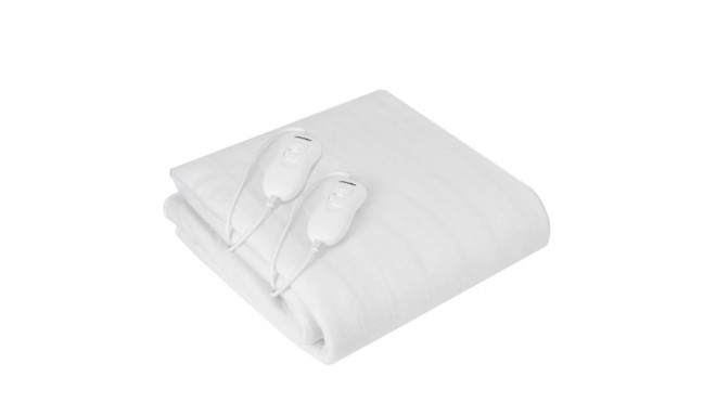 Mesko MS 7420 electric blanket Electric bed warmer 2x 60 W White, Polyester