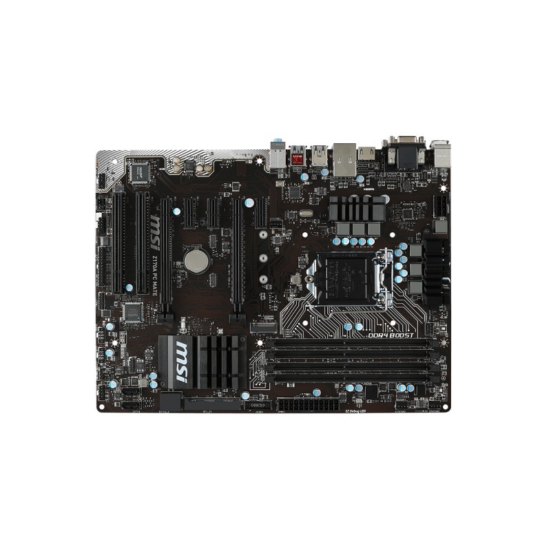 Msi Z170a Pc Mate Z170 Dualddr4 2400 Sata3 Satae Hdmi Dvi Usb 3 1 Atx Mainboards Photopoint