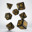 Q Workshop Halloween Pumpkin Black And Orange Glow In The Dark Color Game Dice