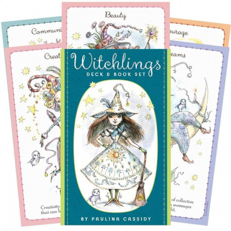 US Games Systems Witchlings Card And Book Set