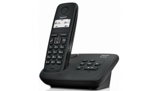 Cordless Phone Gigaset Al117a Black