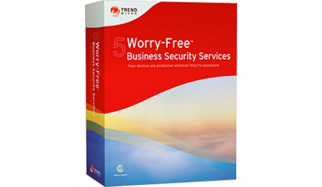 Trend Micro Worry-Free Business Security Services 5, RNW, 26-50u, 1Y, ML Renewal Multilingual 1 year