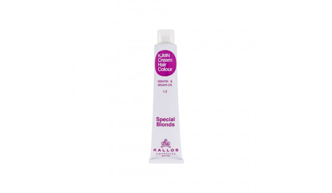 Kallos Cosmetics KJMN Cream Hair Colour Keratin & Argan Oil (100ml) (902 Ultra Light Violet Blond)