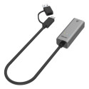 USB-C-Ethernet Adapter Unitek U1313C Hall 30 cm