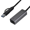 USB-C-Ethernet Adapter Unitek U1313C Hall 30 cm