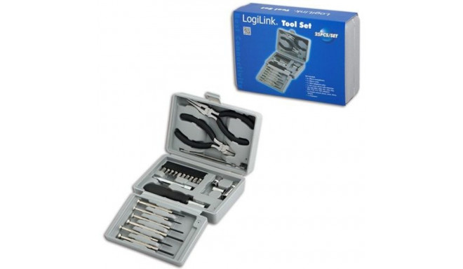 Logilink Tool Set, 25pcs Incl. transport boxThe set includes6x micro screwdrivers1x micro cutter1x m