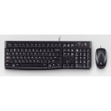 Logitech MK120 corded Desktop black USB (US)