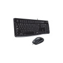 Logitech MK120 corded Desktop black USB (US)