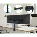 Techly 13-27" Desk Stand for 2 Monitor with Clamp" ICA-LCD 482-D