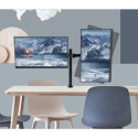 Techly 13-27" Desk Stand for 2 Monitor with Clamp" ICA-LCD 482-D