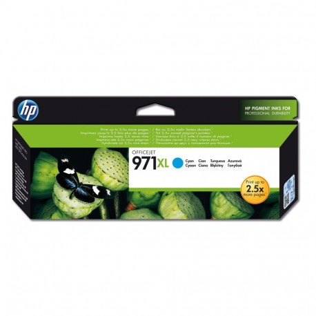 HP tindikassett 971XL originaalne suurmahtne, tsüaan