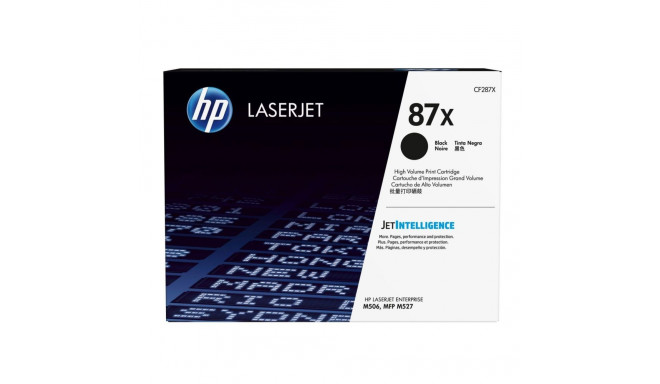 HP 87X suure tootlikkusega must originaal LaserJet toonerikassett