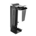 Techly ICA-CS 66 CPU holder Under desk CPU holder Black