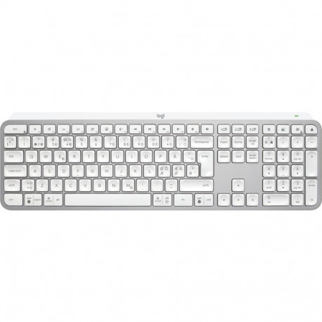 Klaviatuur Logitech MX Keys S, hall, juhtmevaba (USB-A / Bluetooth saatja), SWE (PAN-Nordic), vaikse
