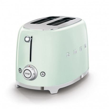 Toaster - SMEG TSF01PGEU 2x2 6 Browning Levels Green